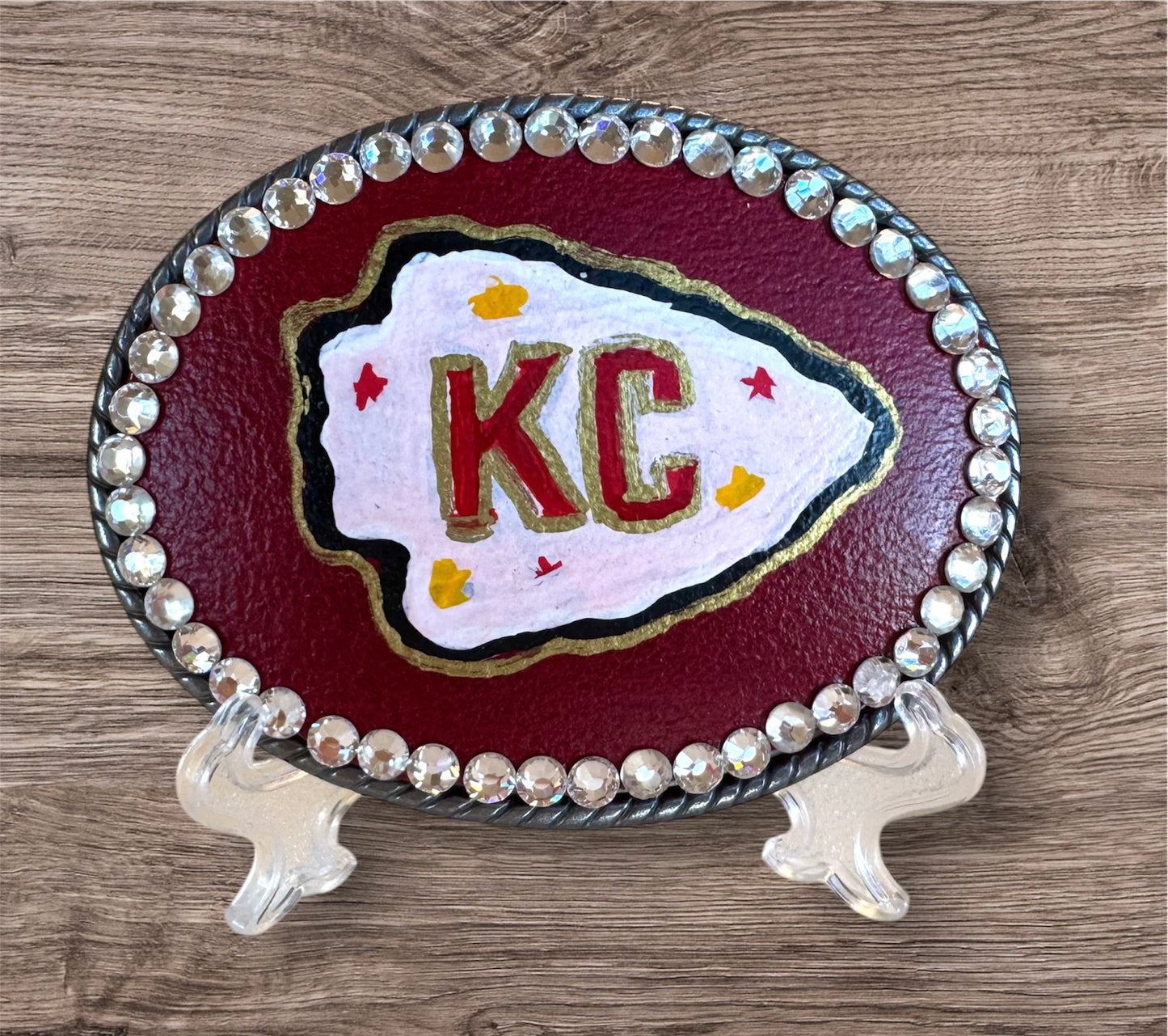 KC belt buckle