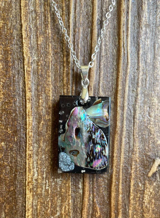 Abalone necklace and pendant