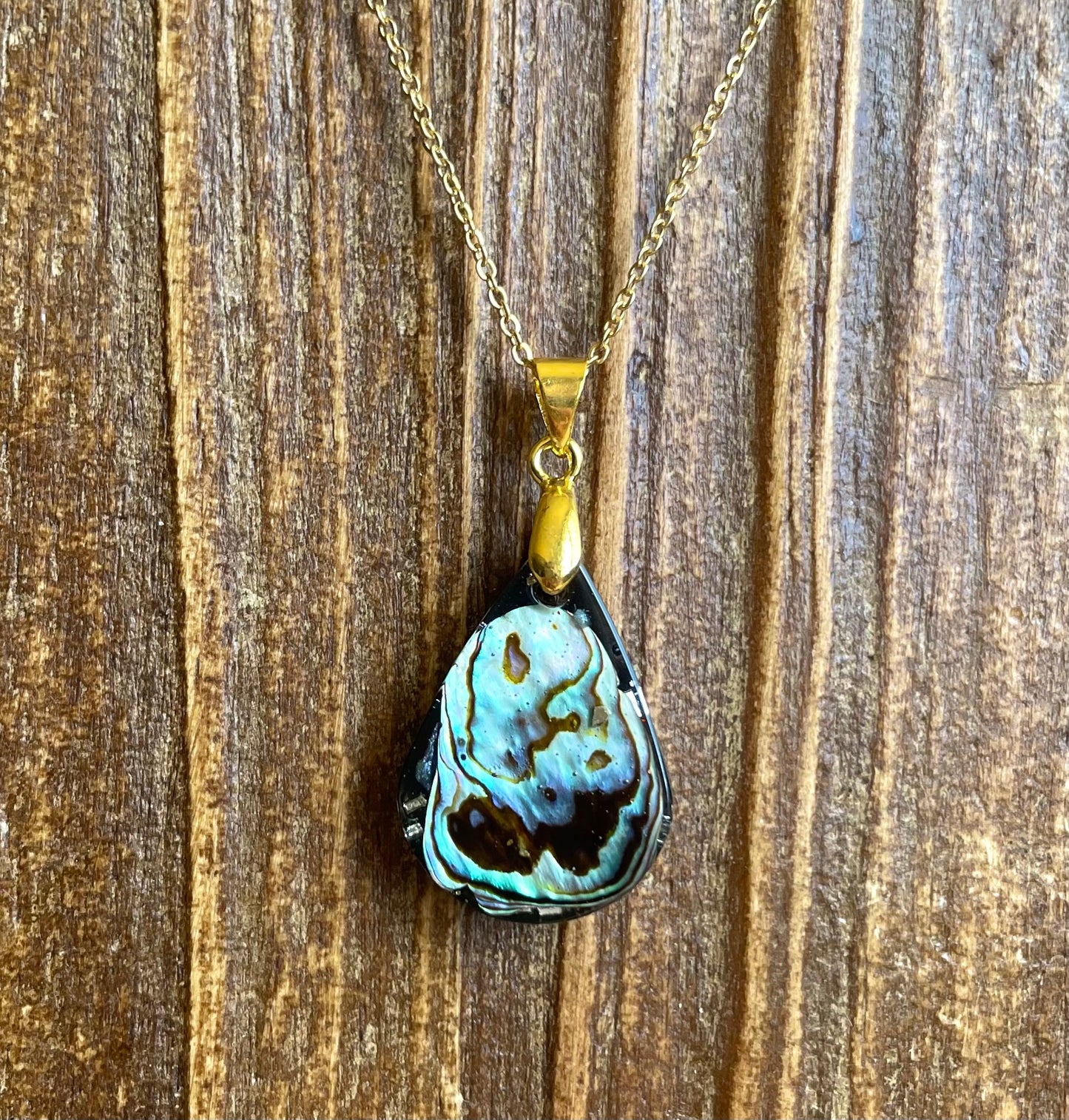 Small tear drop pendant