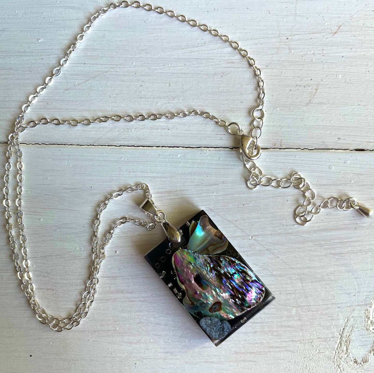 Abalone necklace and pendant