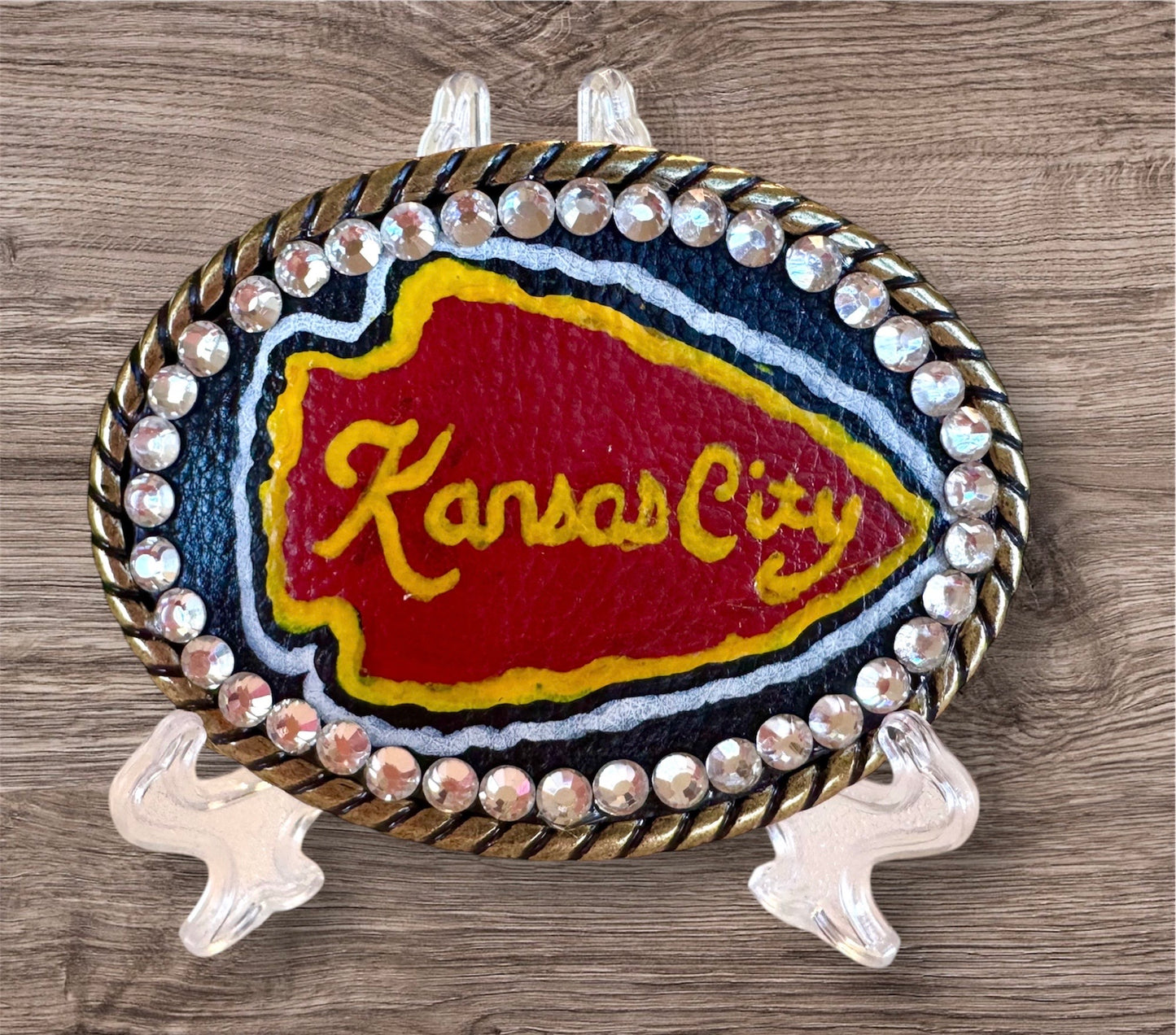 Kansas City belt buckle