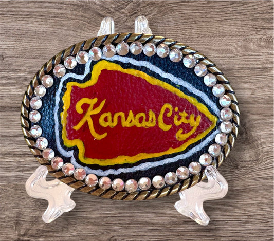 Kansas City belt buckle
